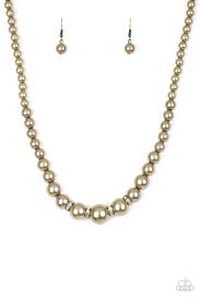 Party Pearls- Brass